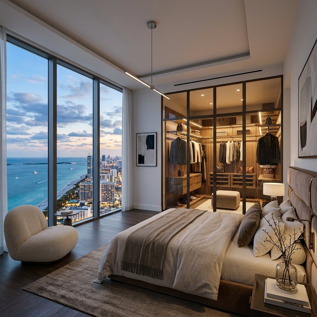 Penthouse con clóset y vista