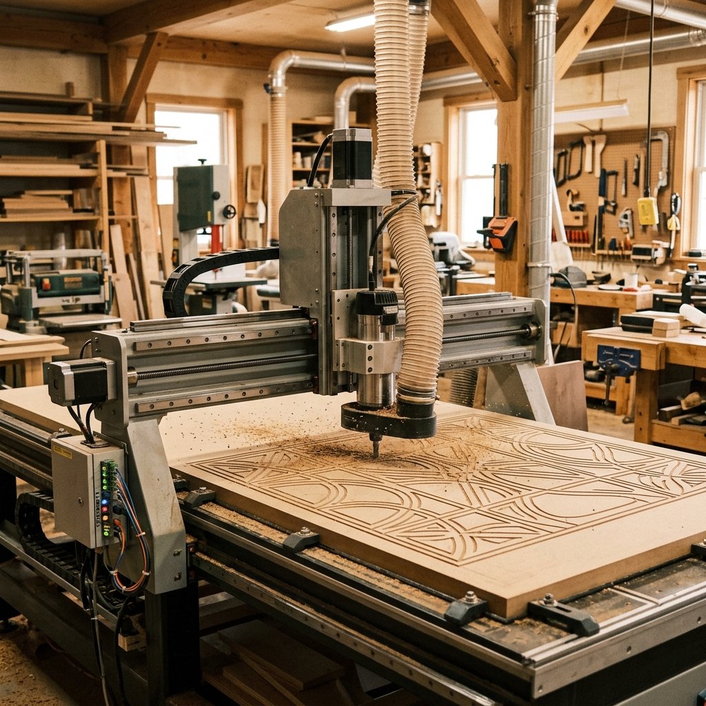 Taller CNC en operación